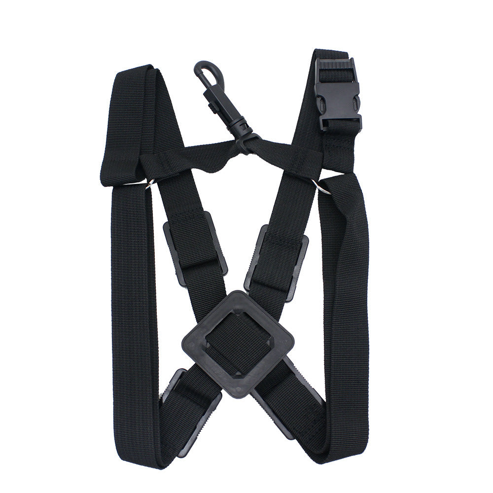 Adjustable shoulder straps for soprano and alto saxophones, suitable for adults and children. Also includes a neck strap and sling