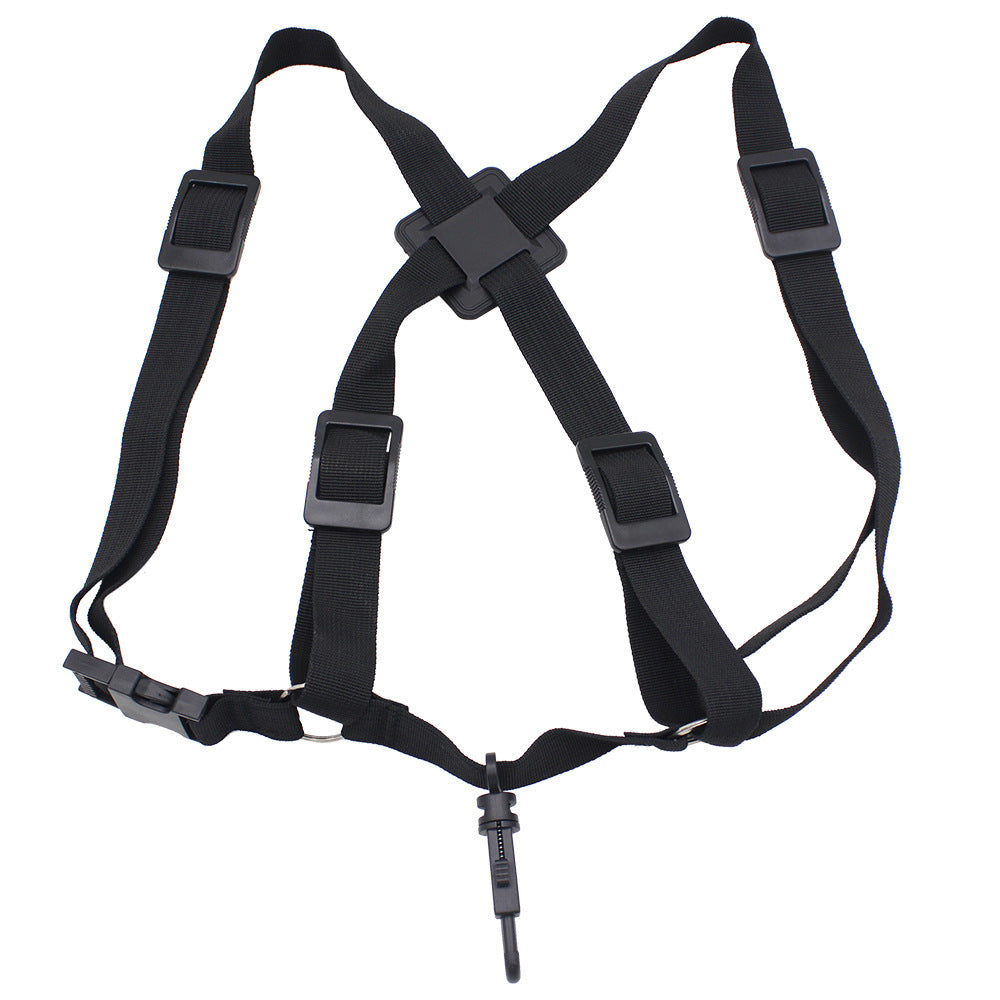 Adjustable shoulder straps for soprano and alto saxophones, suitable for adults and children. Also includes a neck strap and sling