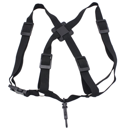 Adjustable shoulder straps for soprano and alto saxophones, suitable for adults and children. Also includes a neck strap and sling