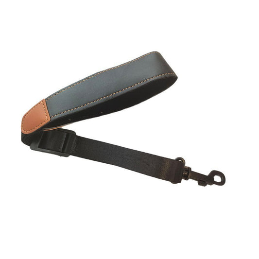 Saxophone neck strap, leather single shoulder strap, adjustable neck strap, effortless for children learning to play, shoulder strap with hanging strap