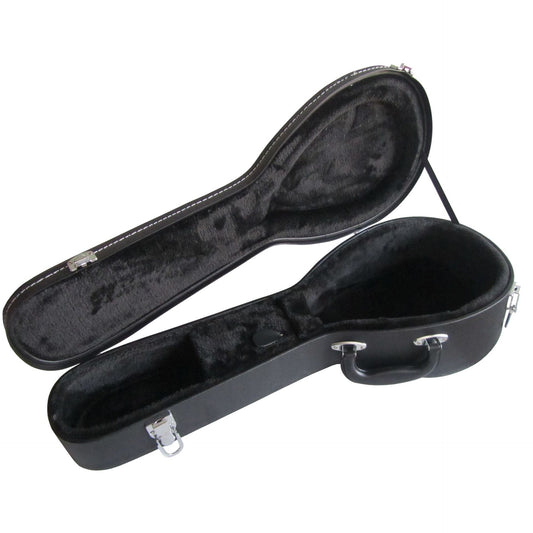 Ladle-shaped box, ladle-shaped mandolin box, domra box, leather-faced mandolin hard case, small mandolin case
