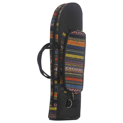 Brass instrument accessory ethnic style trumpet bag, Oxford cloth and cotton brass instrument storage bag, small trumpet instrument bag