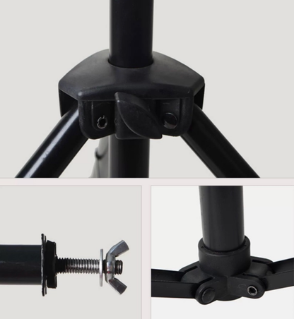 Sound beam bracket, fruit shell row bell rack, wind chime hanging instrument accessories, floor-standing tripod, removable for stage performance