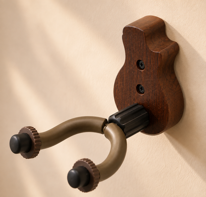 No-drill guitar wall-mounted bracket, classic ukulele and pipa hook, folk instrument stand