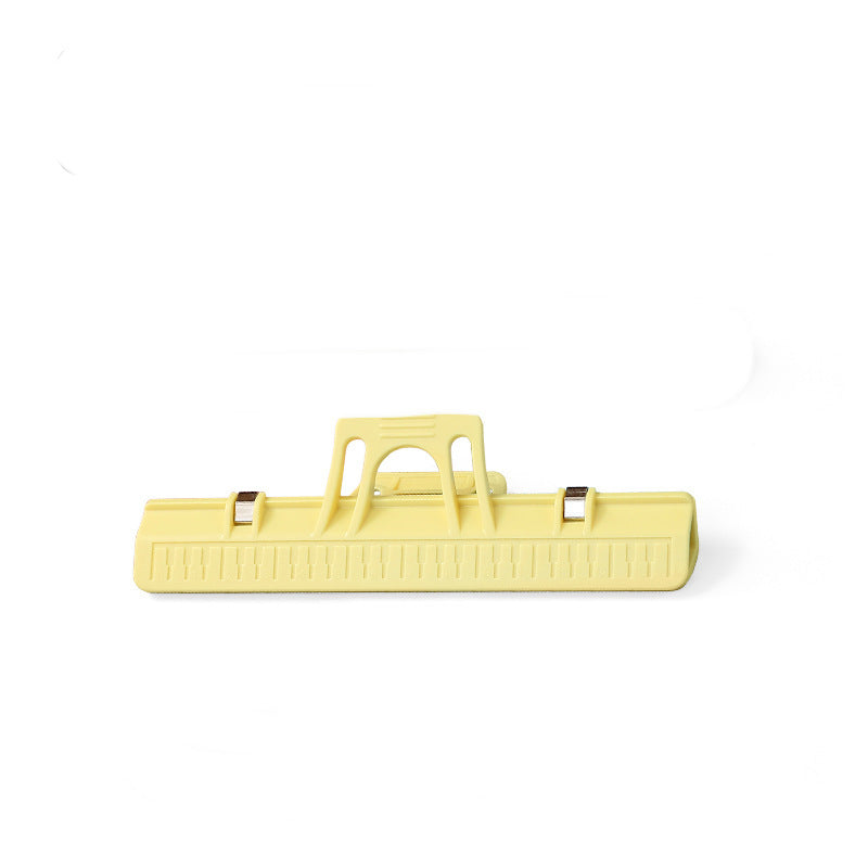 Macaron-colored sheet music clip, specially designed for piano practice, widened and thickened, suitable for music books and musical instruments