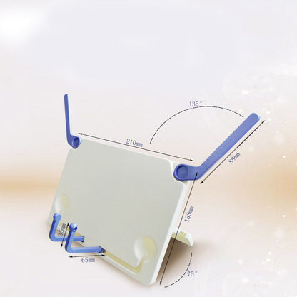 Music stand, book stand, folding desktop music reader, book clip holder, plastic portable musical instrument accessory